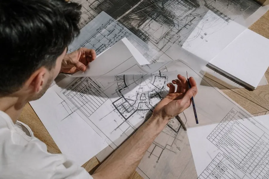 Architectural drawings and plans, the kind of documentation needed for a listed building consent application in Torquay