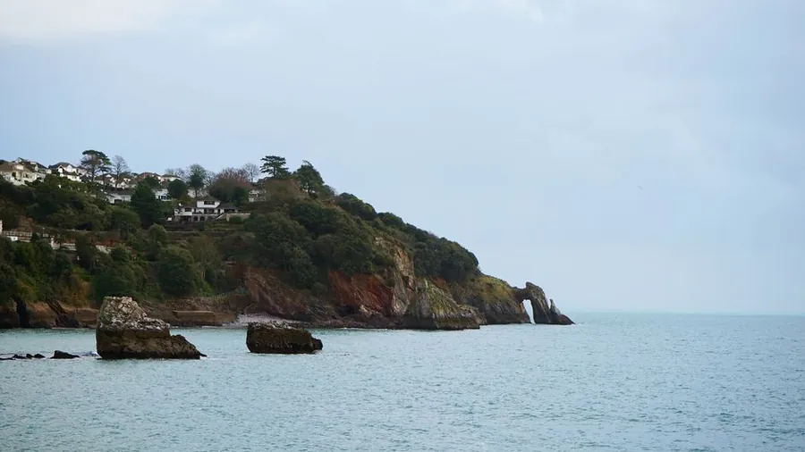 The Torquay coastline, whose marine climate keeps humidity high around Torbay homes